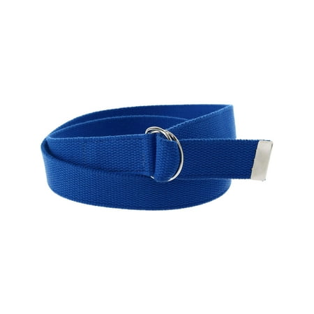 CTM® Cotton Web Belt with D Ring Buckle