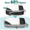thumbnail image 4 of Ababeny Compression Packing Cubes for Suitcases, Packing Cubes for Travel Luggage Organizer Women Men,6pack, Black, 4 of 7