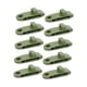 thumbnail image 2 of 10 abrazaderas para carpas, ajustables, con rotación firme, resistentes al viento y ligeras. Verde, 2 of 9