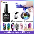 thumbnail image 2 of Gel de transferencia de lámina Venalisa, fácil de aplicar, diseño de arte de uñas, esmalte de Gel para manicura, esmalte de Gel LED UV, laca de esmalte de uñas, lámina de barniz Tan Jianjun unisex, 2 of 2
