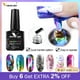 thumbnail image 2 of Gel de transferencia de lámina Venalisa, fácil de aplicar, diseño de arte de uñas, esmalte de Gel para manicura, esmalte de Gel LED UV, laca de esmalte de uñas, lámina de barniz Tan Jianjun unisex, 2 of 2