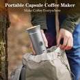 thumbnail image 2 of Portable Espresso Machine Mini Travel Coffee Machine Rechargeable Self-Heating Car Coffee Machine Small Espresso Machine, 2 of 6