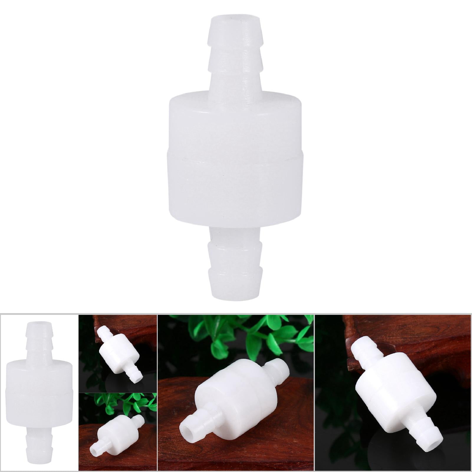 Inline Check Valve, 8mm Plastic 1Way Check Valve, For Petrol Water