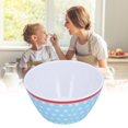 thumbnail image 4 of Cake Bowl, Thickened Bowl Dinner 500ml Yogurt  For Baking Table Decoration Light Blue Dot, 4 of 8