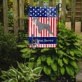 thumbnail image 2 of Carolines Treasures BB8431GF Schnauzer American Flag Garden Size, 2 of 3
