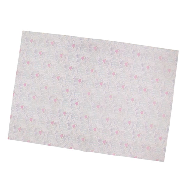 6 x Papel de Embalaje Envoltura para Decoración Accesorios de Adecuado para Estudiantes Carta Colcomx papel de regalo de cumpleaños