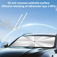 thumbnail image 5 of Portable Car Windshield Sunshade Umbrella Auto Interior Front Window Heat Insulation Protector Vehicle Camping Accessory Keep Cool For SUV Sedan, 5 of 5