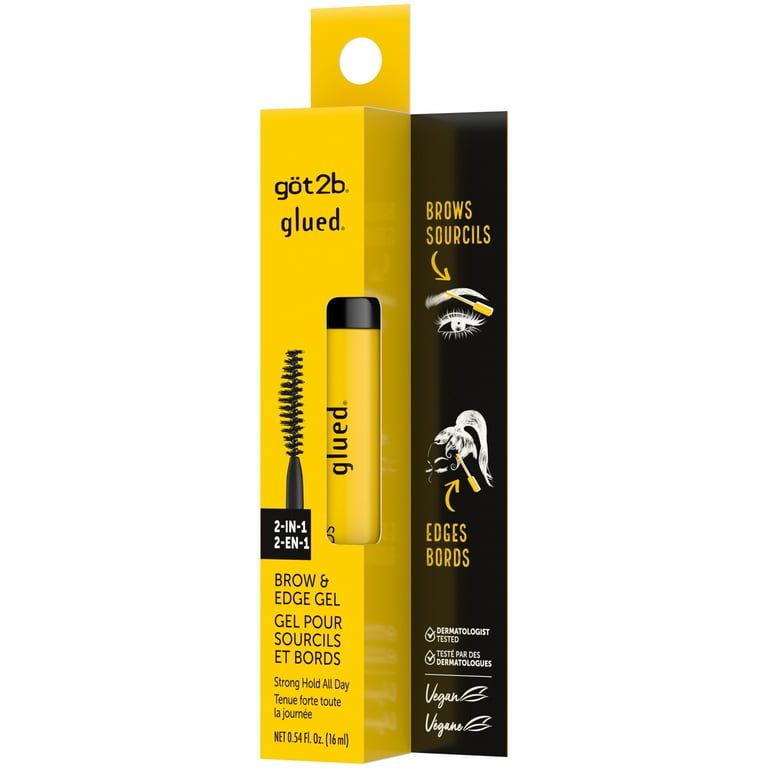 got2b Glued Brows & Edges Gel – All-Day Hold, Vegan Formula, Dual