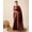 Maroon, variant on Women's Soft Litchi Silk Banarasi Silk Saree (Str-Apexa-Navy)