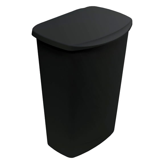 Bote Basura Plastic Trends 47 Litros con Tapa Color Negro