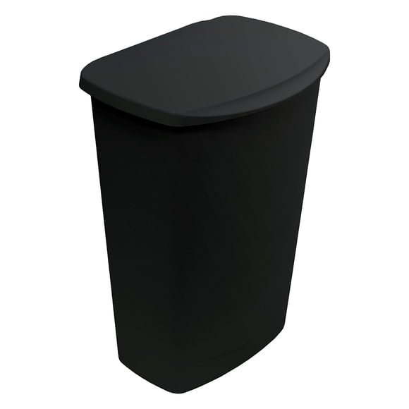 Bote Basura Plastic Trends 47 Litros con Tapa Color Negro