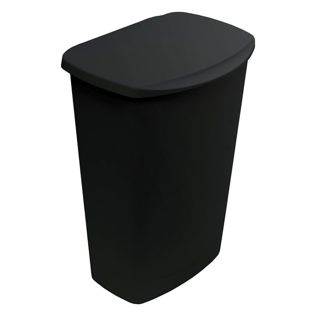 Bote Basura Plastic Trends 47 Litros con Tapa Color Negro