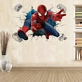 thumbnail image 2 of Adhesivo de pared 3D Spider Red Spider NQ Decoración de pared para dormitorio infantil 40*45CM, 2 of 4