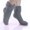 Grey, variant on Luowei Fashion Sock Slippers, Brown Winter Thermal Christmas Sock Slippers, Women'sFashionable Multi Color Solid Color Comfortable Socks Winter Fleece Warm Socks, One Size