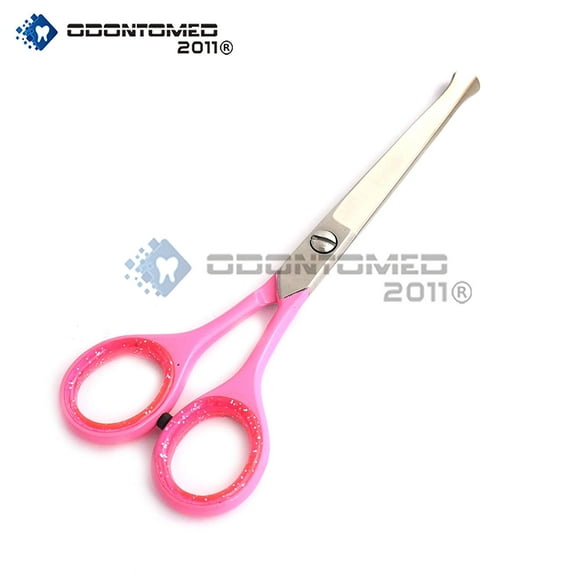 Odontomed2011 Od2011-d-1553 New Stainless Steel Ball Tipped Ear & Nose Hair Saftey Scissor Shear + Moustache & Beard Scissor Shear 4.5" A+ Quality
