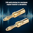 thumbnail image 4 of Banana Plug Connector Corrosion-Resistant Banana Connector for Audio Video Amplifier Speaker Cable Jack, 4 of 5
