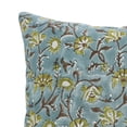 thumbnail image 3 of Fabdivine Timeless Block Print Designs , 18"X18", Viscose Linen Pillow Covers for Modern Living, Naayab, 3 of 8
