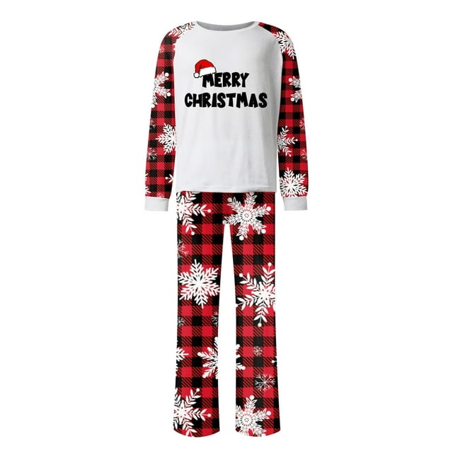 Pyjamas de Noël Assortis pour Enfants Ensembles de Pyjamas de Vacances pour la Famille