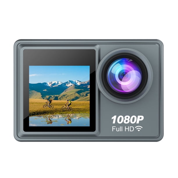 Cámara Pisexur para hombre con pantalla a color inalámbrica y lente gran angular de alta definición de 140 grados, cámara deportiva para exteriores con wifi 1080P, ideal como regalo para niños y orga