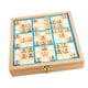 thumbnail image 4 of Tablero de juego de sudoku de madera, juego de escritorio, rompecabezas educativo, pensamiento numérico azul, 4 of 9
