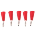 thumbnail image 5 of 5x Wire Audio Speaker Cable Banana Plug Connectors 4mm Adapter Probes Binding Posts Multimeter - red, as described, 5 of 7
