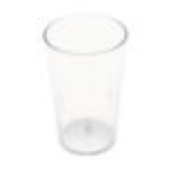 Winco 6605-1-CL 5 oz - 5.45 oz Rim-Full, 2.25 in. Tumbler, 3.5 in. Tall - Clear