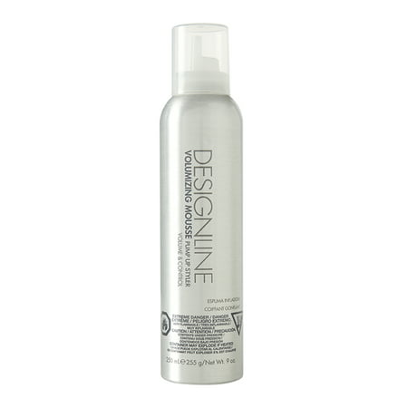 Volumizing Mousse Pump Up Styler, 9 oz - DESIGNLINE - Provides All Day Ultra Firm (Best Volumizing Mousse For Color Treated Hair)