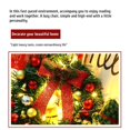thumbnail image 4 of Xmas Wreath,Xmas Wreath with 20 Branch Lights Christmas Garland Light String High-End Performance, 4 of 12