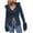 Blue##1, variant on jsaierl Women's Winter New Style Long Sleeved Cardigan Solid Color Wool Collar Casual Knitting Single Breasted Sweater Coat