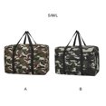 thumbnail image 4 of Advancent Bolsa grande de viaje, organizador impermeable y de varios tamaños, bolsa de almacenamiento de viaje apilable, fácil Almacenamiento y organización del hogar Camuflaje marrón Tamaño grande, 4 of 6