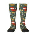 thumbnail image 2 of Lsque Cute Animal Forest Printed Crew Socks Men's Women's LightWeight Thin Casual Calf Socks ,Knee High Socks,Cotton Socks, 2 of 9