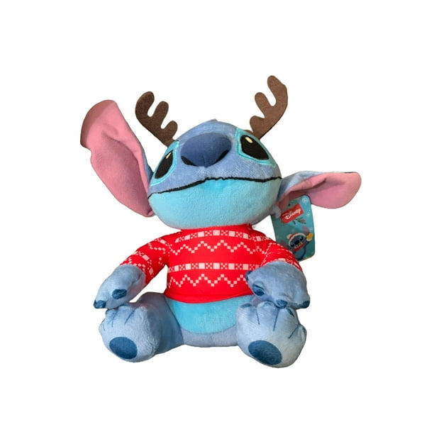 Disney Stitch Plush Stuffed Animal Limited Edition Winter Sweater