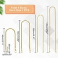 thumbnail image 5 of HLONK 4 Colors Metal Chain Extender 4.9 Inch Short Chain Bag Strap Extender Replacement Mini Purse Chain with Spring Gate Ring Decoration Chain for Satchel Shoulder Bag Crossbody Bag, 5 of 5