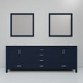 thumbnail image 4 of Jacques 80 in. W Navy Blue Double Bath Vanity, Cultured Marble Top, and 30 in. Mirror, 4 of 8