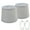 Grey, variant on NATYSWAN Drum Lampshades Set of 2, Fabric Lampshades for Table Lamps Floor Lamps, 13" Top x 11" Bottom x 10" High, Lamp Shade Harp Holder Included