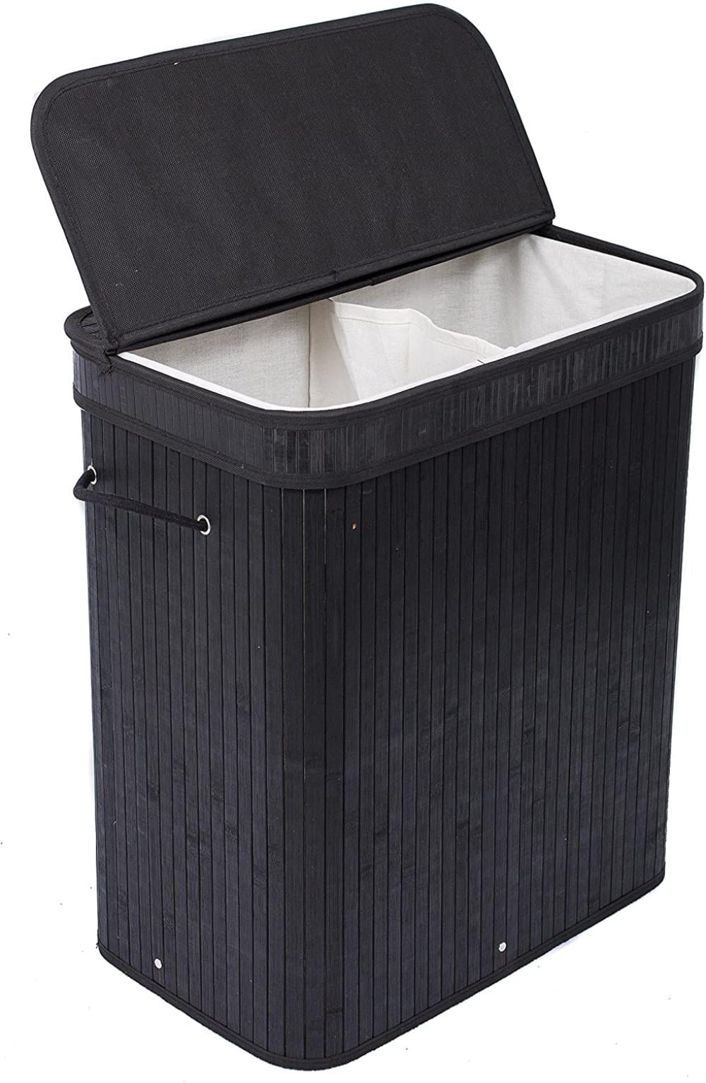 Dirty Clothes Sorter BIRDROCK HOME Folding Cloth Laundry Hamper with Handles 