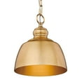 thumbnail image 3 of Wry Lighting Holmes 1-light Pendant in Modern Brushed Gold, 3 of 6
