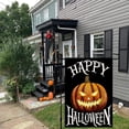 thumbnail image 6 of Happy Halloween Garden Flag 12 x 18 Inch Burlap Vertical Double Sided, Scary Pumpkin Holiday Yard Outdoor Decoration DF092, 6 of 6