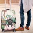 thumbnail image 4 of Easter Egg Portuguese Water Dog Bunny Ear Welcome Spring Truck Travel Luggage Cover PWD Portie Fishing Dog Lover Suitcase Dust Protective Decor - 12002, 4 of 5