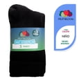 thumbnail image 1 of Set de calcetas Fruit of the loom Para Niño Afelpado Anatómico Negro 5 Pares Talla CH, 1 of 4