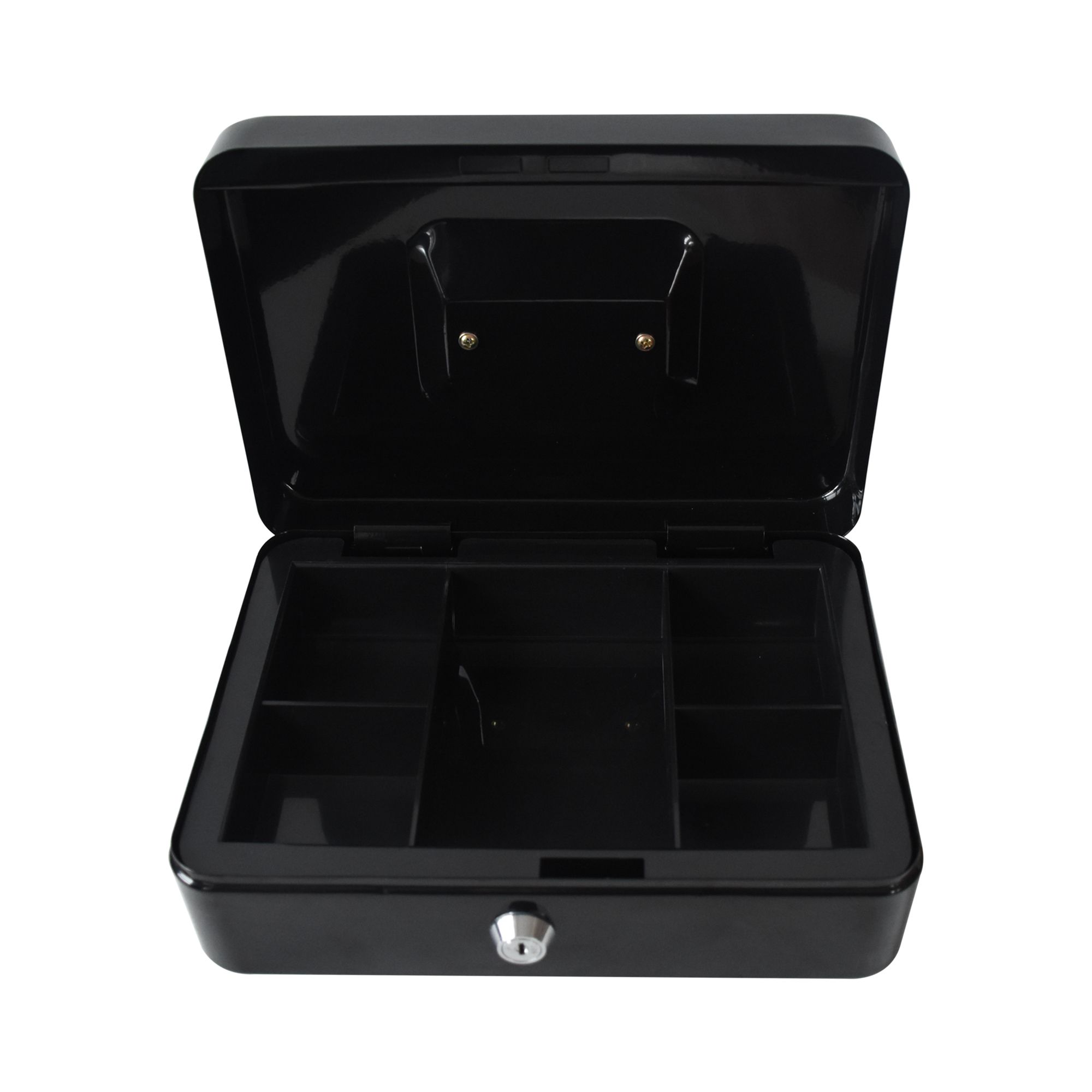 Pen+Gear 10 Inch Metal Cash Box with Key Lock photo 2