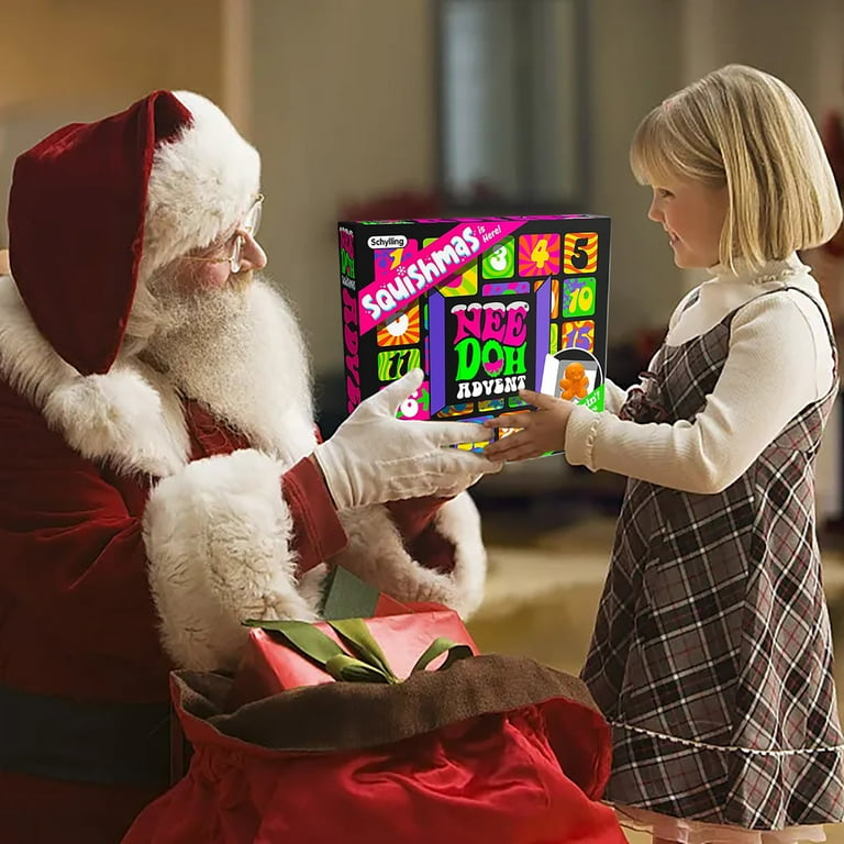 Nee Doh Squishmas Advent Calendar 2024,Christmas Squishy