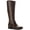 Cognac Smooth, variant on STYLE & COMPANY Womens Black Gored Wide Calf Marlee Round Toe Block Heel Zip-Up Riding Boot 6 M WC