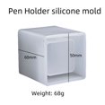 thumbnail image 3 of Molde para hacer gotas de pegamento de cristal, molde cuadrado redondo para bolígrafo, molde para piedra expansible de yeso, adorno para mesa de silicona, 3 of 4