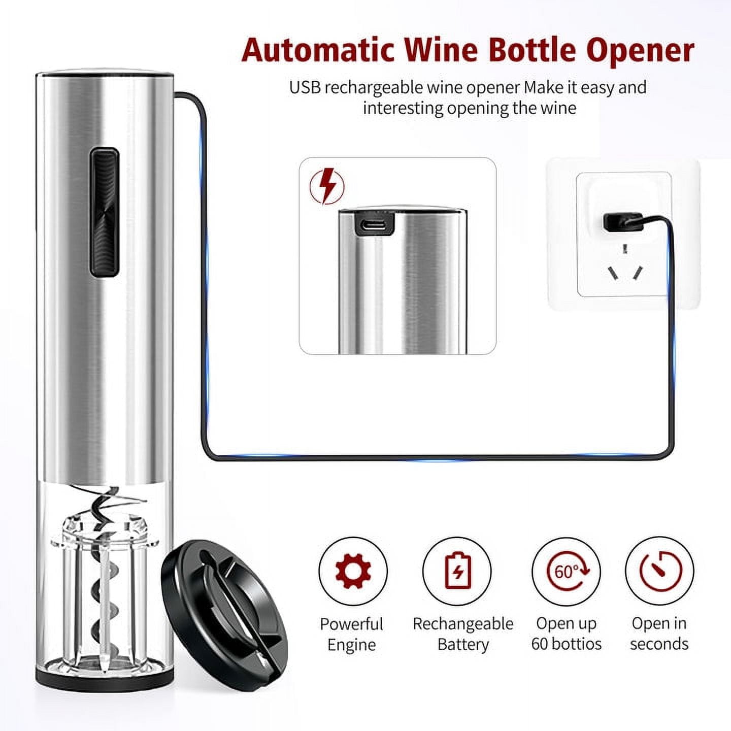 Electronic Wine Bottle Opener