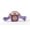 Purple, variant on Cocosmile Jersey Round Kids Water Bottle with Removable Sleeve - Easy Open Button, Carrying Lanyard - Tritan Plastic Water Bottle Ideal for School Boys Girls, BPA Free Kids Cup (With Straw)