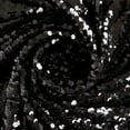 thumbnail image 2 of Zelouf Reese Pailette On Stretch Mesh  , Sewing, DIY, Crafts Fabric by the Yard, Black, 1 Yard, 2 of 3