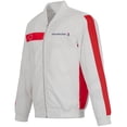 thumbnail image 2 of Men's JH Design White Philadelphia 76ers 2022/23 City Edition Full-Zip Nylon Bomber Jacket, 2 of 6