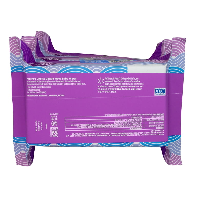 Parent's Choice Baby Wipes Limited Edition 300 Count Aloe