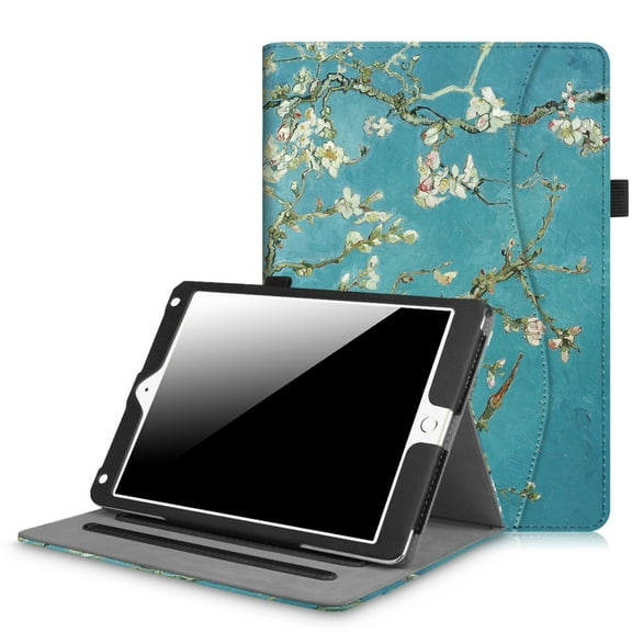Fintie Multi-Angle Viewing Case Cover for iPad 9.7 6th / 5th Gen 2018 2017, iPad Air 1/2, Blossom